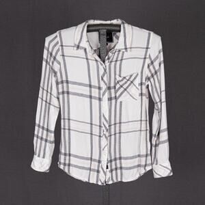 Rails Women's Ultra-Soft Brushed Flannel Shirt XS Hunter Heritage Cozy Cabin